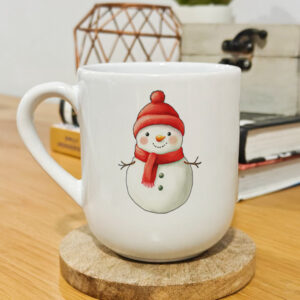 Personalised and printed ceramic Christmas mug