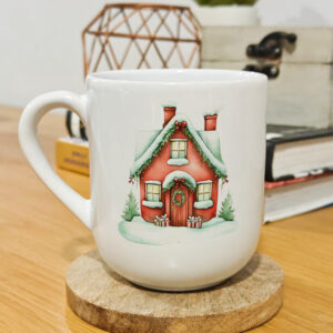 Personalised and printed ceramic Christmas mug