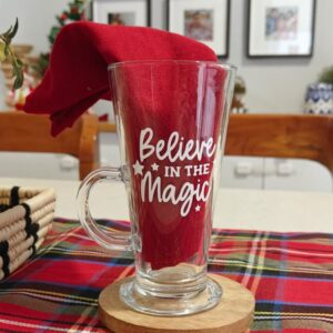 Personalised Irish glass cup