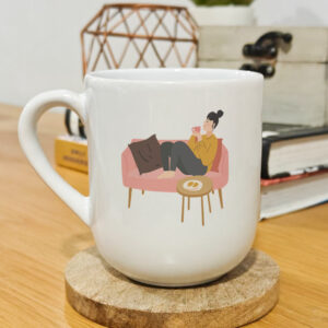 Personalised printed ceramic coffee mug good for gifting and personal use