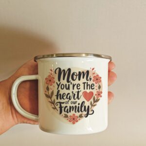 Mother’s Day special printed and personalised stainless steel mug
