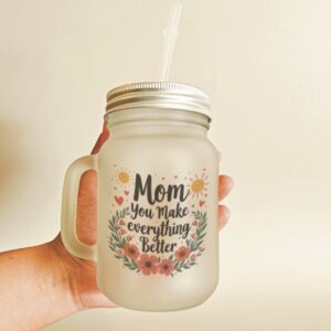 Mother’s special printed jar sipper for gifting