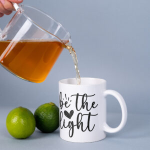 Ceramic Motivational Coffee Mug – Be the light